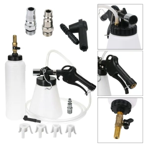 TSX TOOL Kit de purgeur de freins pneumatique avec bouteille de rechange TSX TOOL