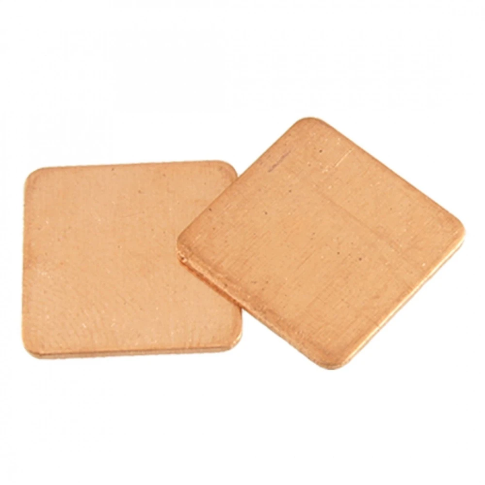 Plaque thermique cuivre 15x15 1mm d’épaisseur pour une dissipation efficace