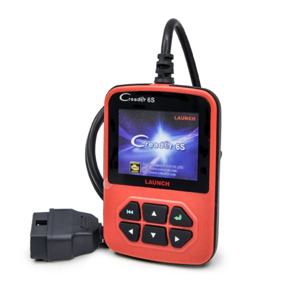 Escáner Launch X431 Creader 6S VI con pantalla LCD y cable USB