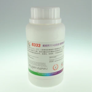 Liquide nettoyant colle OCA 8333 250 ml pour réparation d’écrans LCD