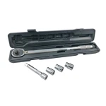 Clé dynamométrique 1/2'' 28-210 Nm avec rallonge et 3 douilles TSX TOOL
