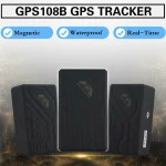Localisateur GPS batterie longue durée pour voiture TK108B avec alarme SOS et base magnétique