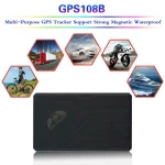 Localisateur GPS batterie longue durée pour voiture TK108B avec alarme SOS et base magnétique