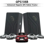 Localisateur GPS batterie longue durée pour voiture TK108B avec alarme SOS et base magnétique