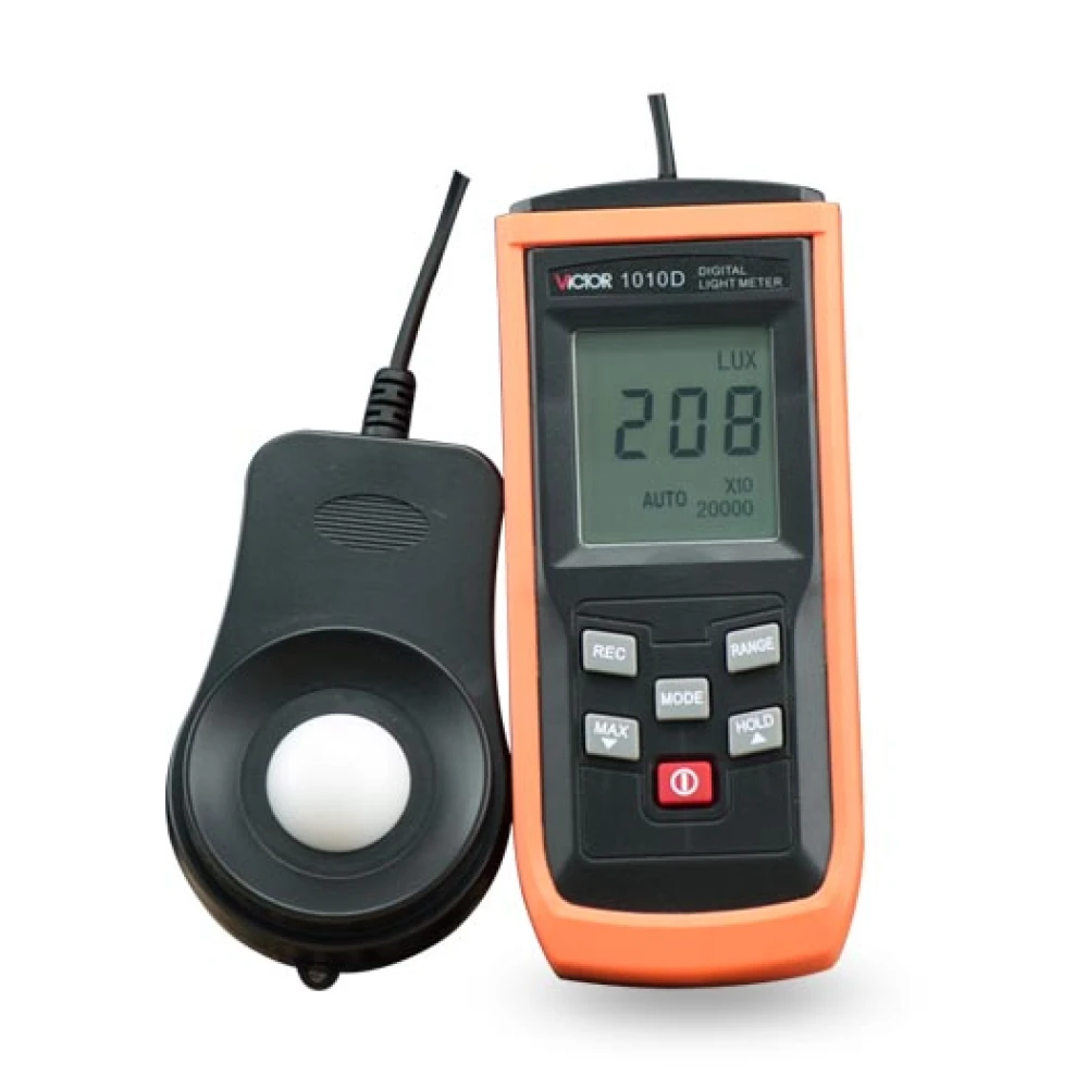 Luxmètre professionnel Victor 1010D pour une mesure précise de la lumière