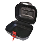 Top case moto 47L - Coffre universel amovible avec serrure et dossier