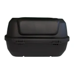 Top case moto 47L - Coffre universel amovible avec serrure et dossier