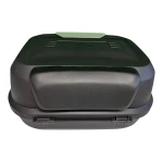 Top case moto 47L - Coffre universel amovible avec serrure et dossier