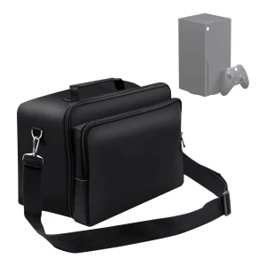 Sac de transport pour Xbox Series X avec housse de protection et espace accessoires