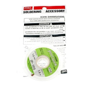 Mlink Tresse à dessouder GOOT CP-1515 1,5 mm x 1,5 mètres
