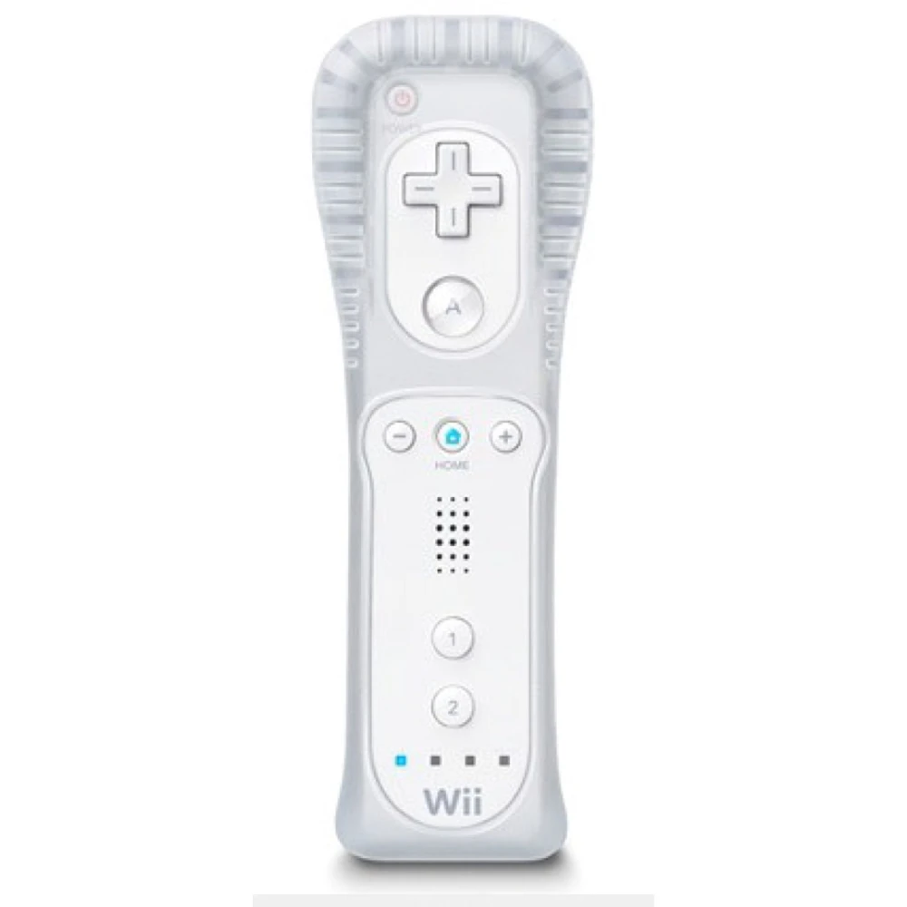 Télécommande Wii compatible avec Motion Plus intégré blanche