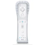 Télécommande Wii compatible avec Motion Plus intégré blanche