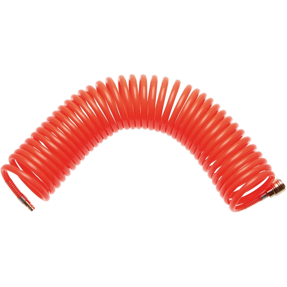 Tuyau spiralé air comprimé 1/4 12 mètres avec connecteur ASIA TSX TOOL