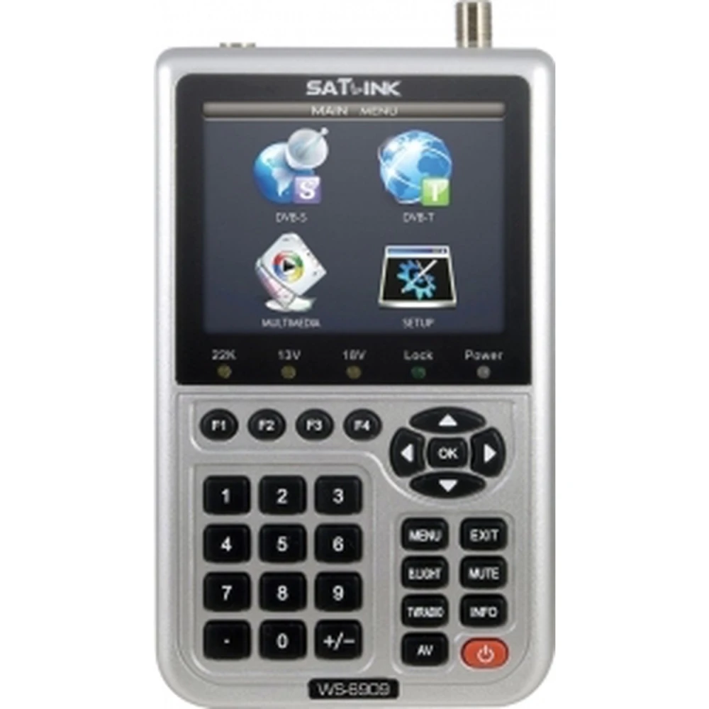 Analyseur de signal TV numérique Satlink WS-6909 DVB-T/DVB-S