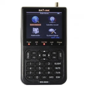 Mesureur satellite Satlink WS-6908 pour un pointage précis de parabole