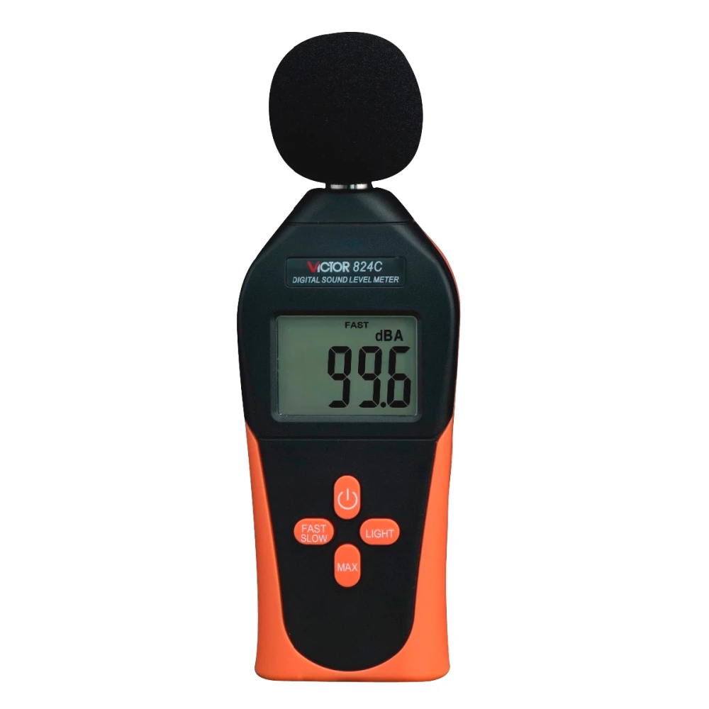 Sonomètre numérique Victor 824C haute précision pour mesure professionnelle