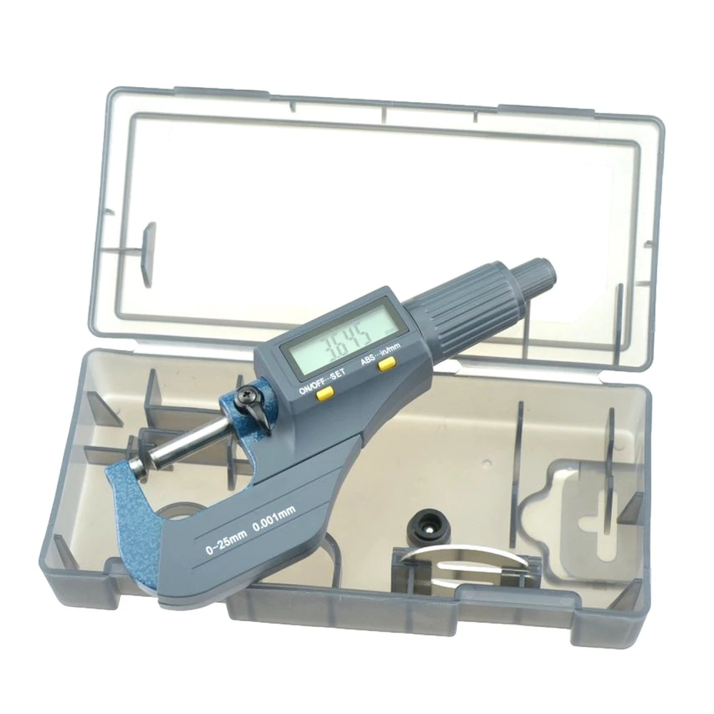 Micromètre numérique 25mm avec précision 0,001mm pour mesure précise