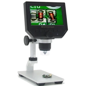 Microscope numérique avec écran 4,3 pouces et capteur 3,6MP HD pour l’électronique