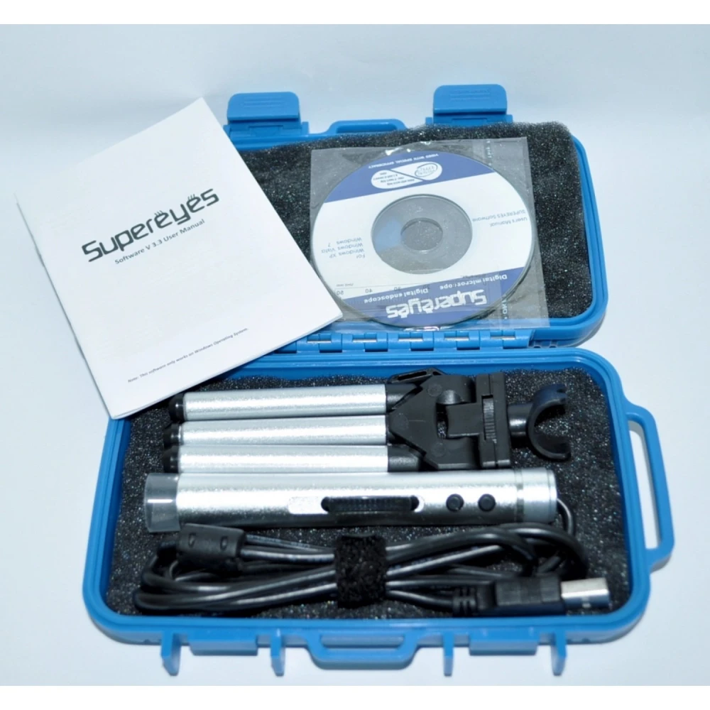 Microscope USB Supereyes B010 2 MP HD 400X avec support inclus