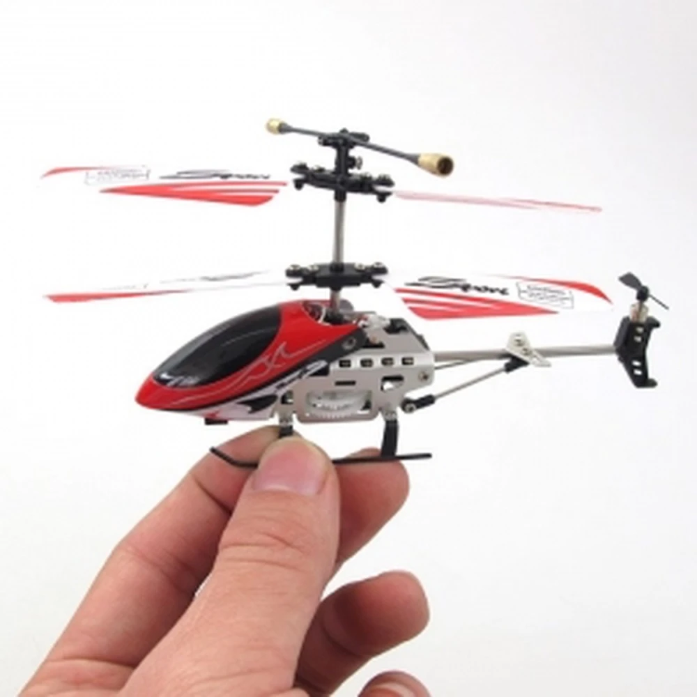 Mini hélicoptère télécommandé A68675 avec 3 canaux et gyroscope