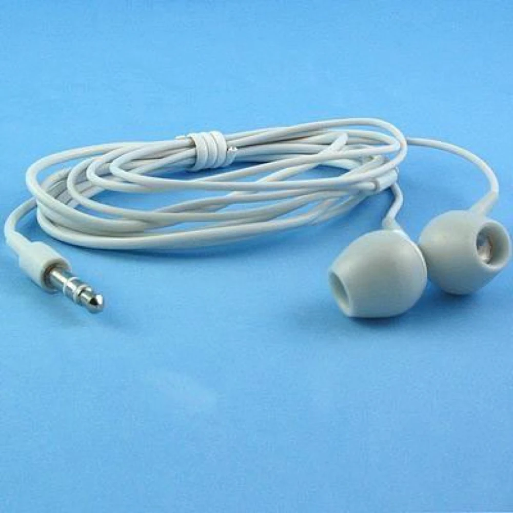 Mini-écouteurs blancs pour iPod confortables et compatibles satkit