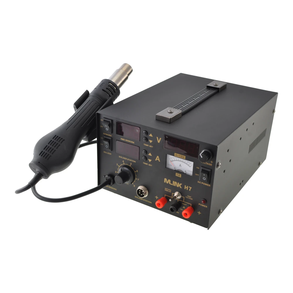 Station de soudage Mlink H7 3 en 1 avec air chaud et alimentation DC