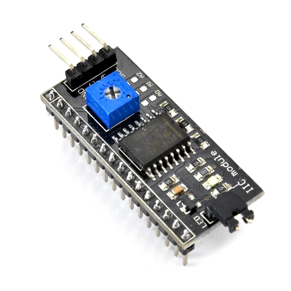 Module interface I2C pour Arduino 1602 LCD et 2004 LCD compatible et efficace