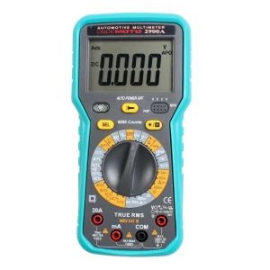 Multimètre numérique automobile intelligent OBDEMOTO 2900A avec mesure de température et de vitesse de rotation