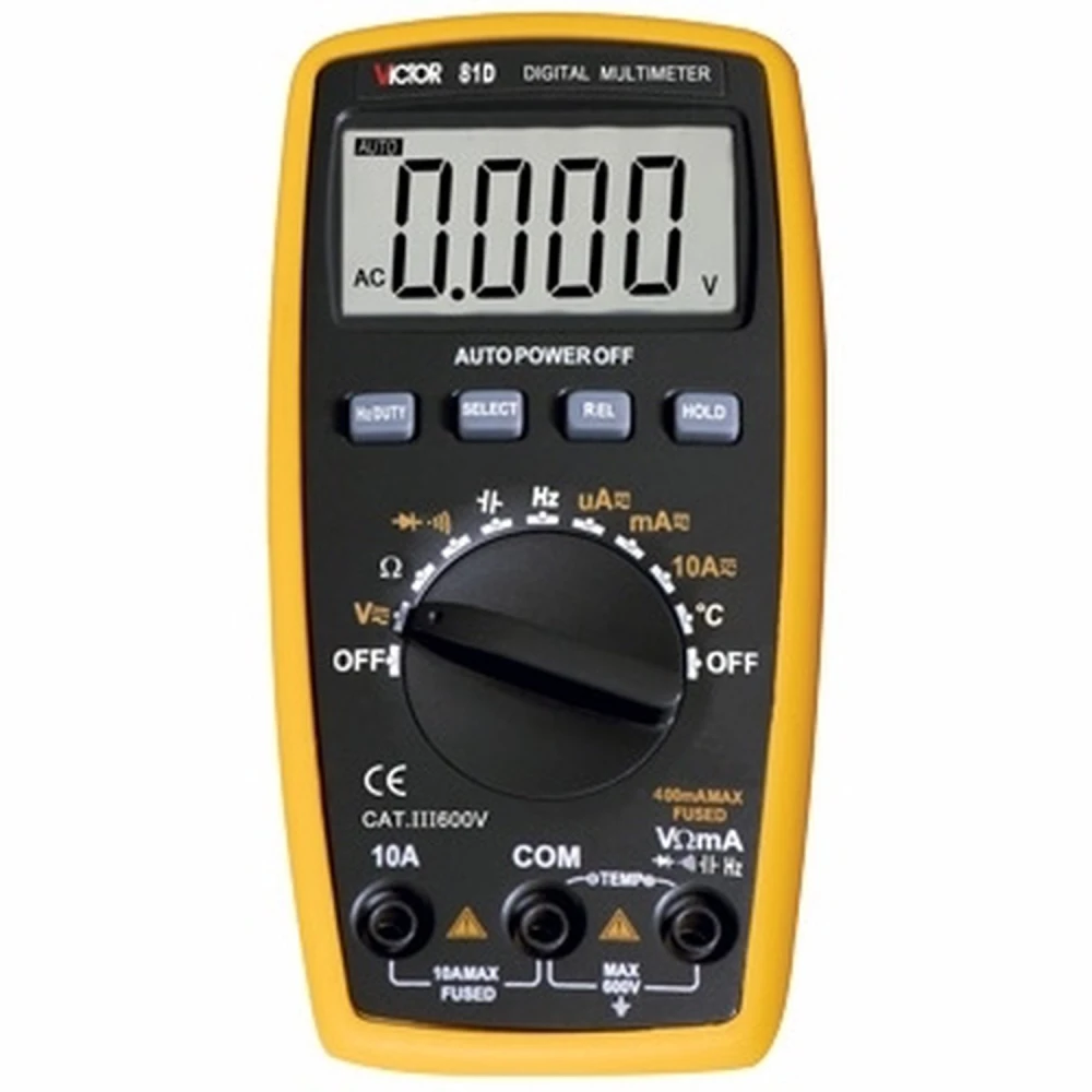 Multimètre numérique autorange Victor 81D