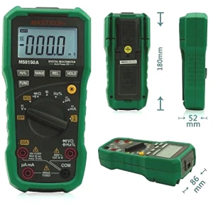Multimètre numérique Mastech MS8150A avec fréquence et capacimètre CAT3 CAT4