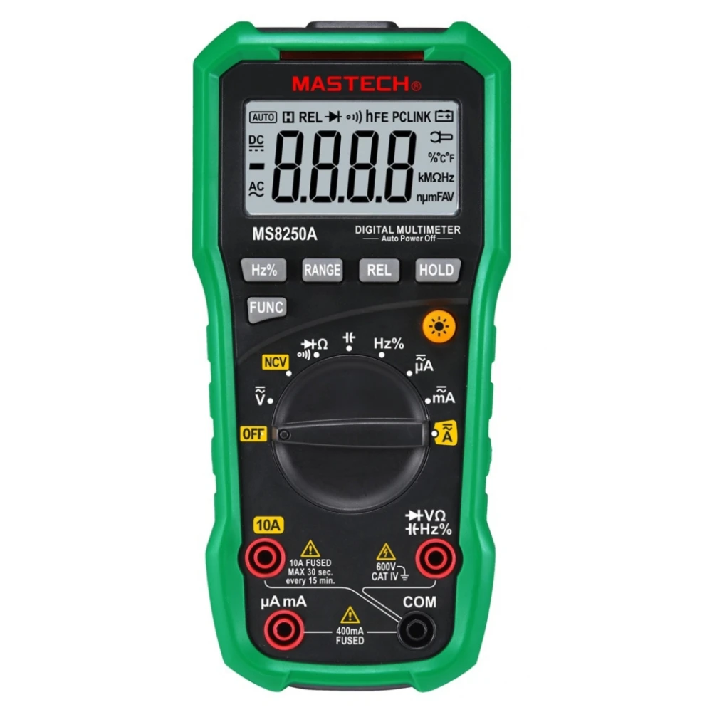 Multimètre numérique Mastech MS8250A avec détecteur de tension sans contact