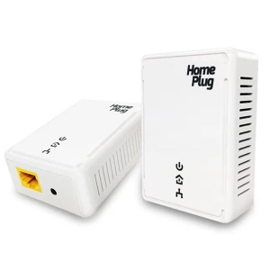 Pack 2 CPL Ethernet 500Mbps pour Internet via réseau électrique