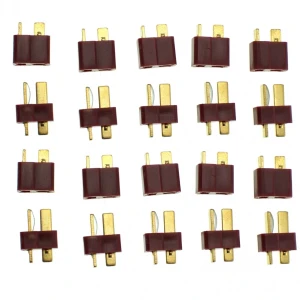 satkit Pack 20 connecteurs T-Dean (10 mâle + 10 femelle) pour drones et RC