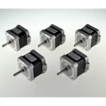 Pack de 5 moteurs Nema 17 pour imprimante 3D avec axe aplati et 58.30 oz-in