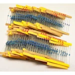 Pack de résistances 1/4W 1220 pièces - 122 valeurs