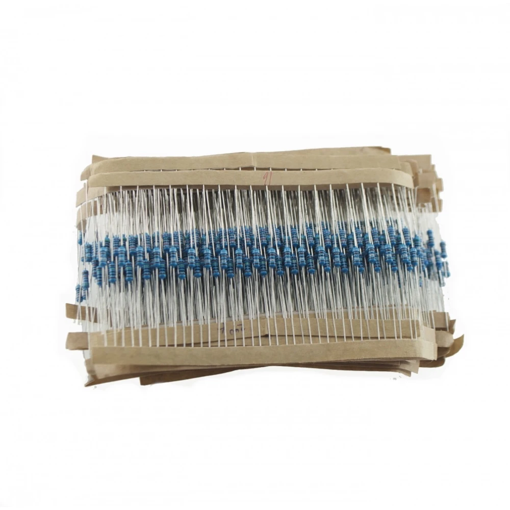 Pack de résistances 1/4W 820 pièces avec 41 valeurs de 1 Ohm à 1M Ohm