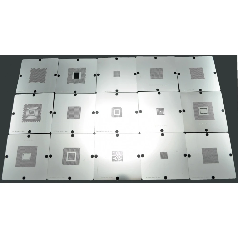 Pack stencils 90x90 pour consoles MK-15 HT-90 - Gabarits de réparation