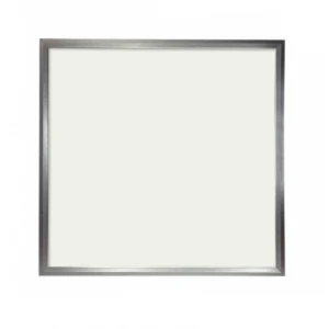 satkit Panneau LED Slim 60x60cm 48W Blanc chaud 3000K avec cadre argent