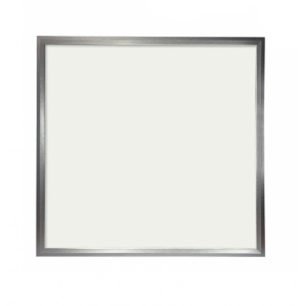 Panneau LED Slim 60x60cm 48W Blanc Froid 6000K avec Cadre Argent et Driver Inclus