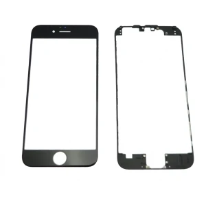satkit Écran en verre iPhone 6 noir avec cadre adhésif pour réparation