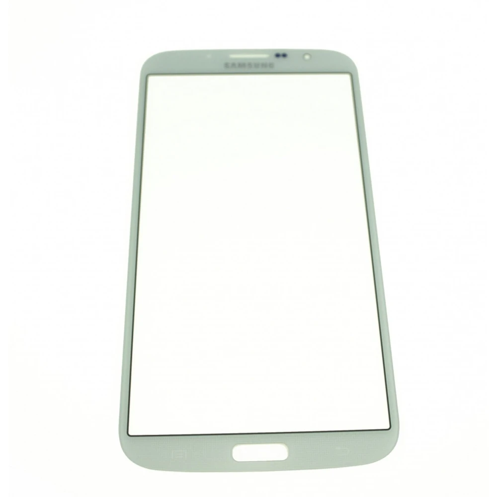 Écran en verre Samsung Galaxy Mega blanc - pièce pour réparation