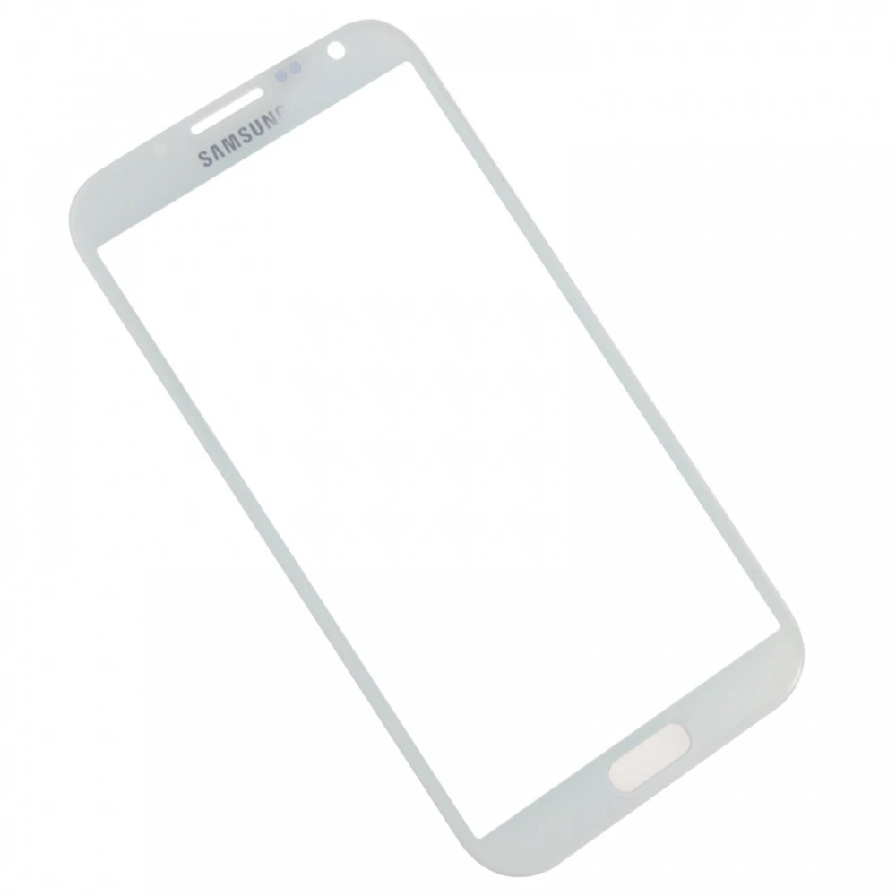 Écran en verre Samsung Galaxy Note 2 N7100 blanc - Pièce d'origine