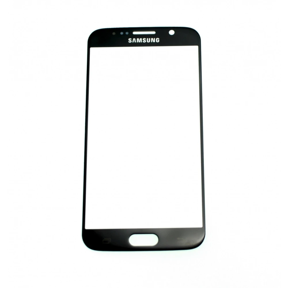 Écran en verre Samsung Galaxy S6 noir - pièce de haute qualité