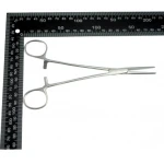Pinces brucelles droites 18 cm à 3 positions pour électronique et soudure