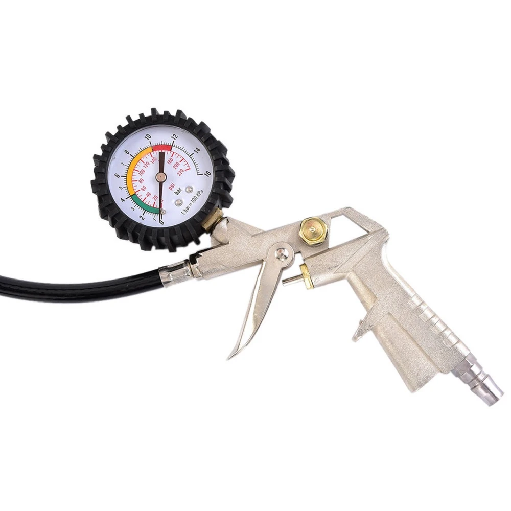 Pistolet de gonflage pneus avec manomètre pour compresseur d'air TSX TOOL