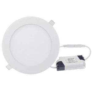 satkit Panneau LED rond 24W blanc froid SuperSlim 6000K