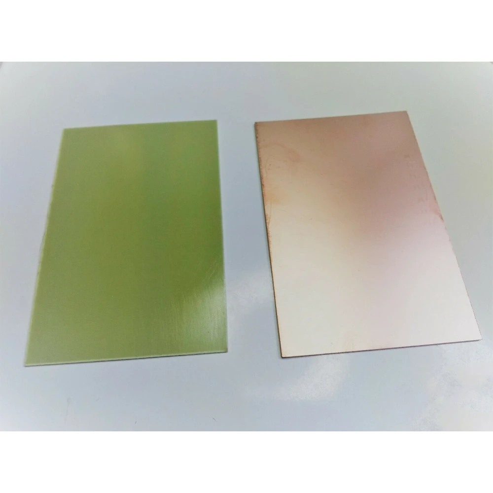 Plaque PCB fibre de verre cuivre 7x10cm simple face pour projets DIY