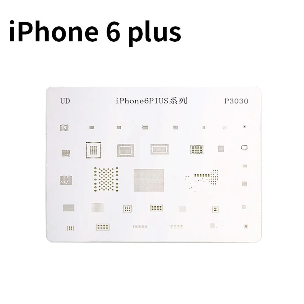 Plaque stencil IC iPhone 6PLUS pour réparation BGA professionnelle et précise