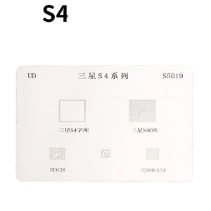 Plaque stencil IC Samsung S4 pour soudure BGA - Accessoires Mlink