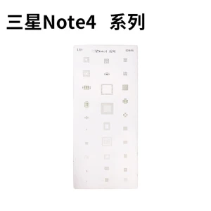 Mlink Plaque stencil Samsung Note 4 pour reballing IC - outil professionnel Mlink